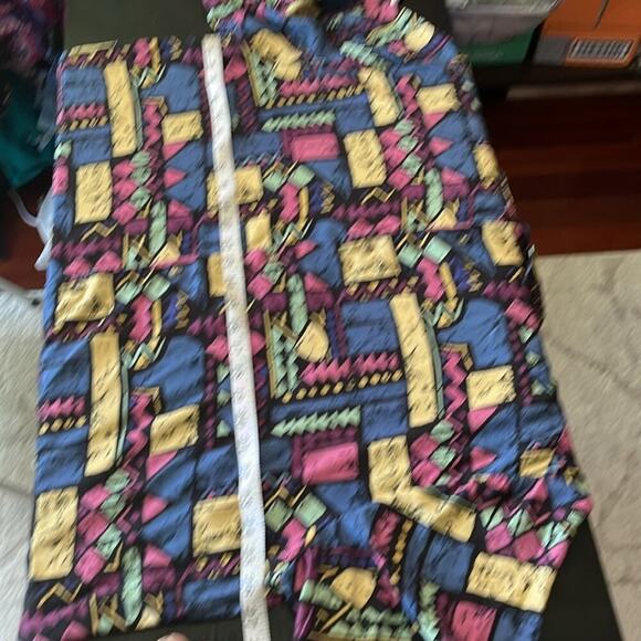 ASOS 80’s style retro Colorful Geometric Men's Shirt - Picture 6 of 6